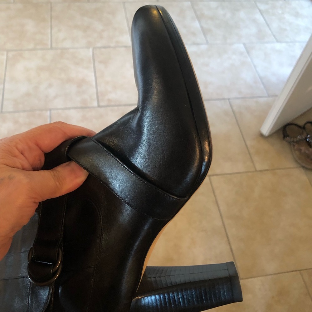 Cole Haan X Nike Black Courtney Air Tall Boots. Size 10 B - Picture 13 of 13